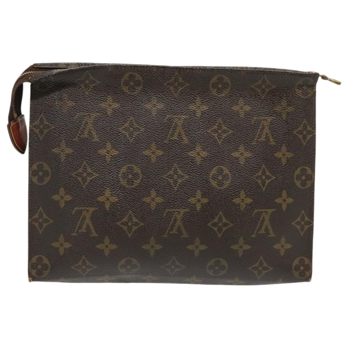 LOUIS VUITTON Monogram Poche Toilette 26 Pouch M47542 LV Auth 97274