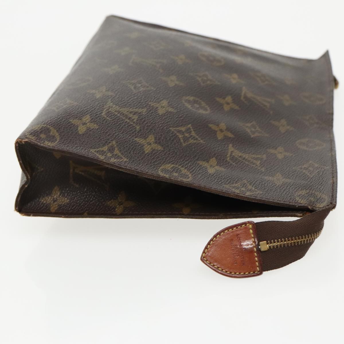 LOUIS VUITTON Monogram Poche Toilette 26 Pouch M47542 LV Auth 97274