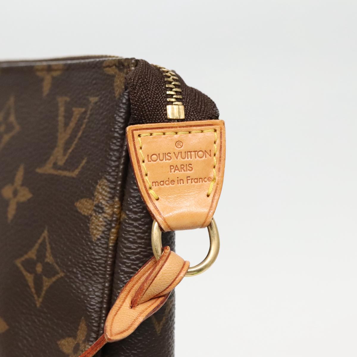 LOUIS VUITTON Monogram Pochette Accessoires Pouch M51980 LV Auth 97293