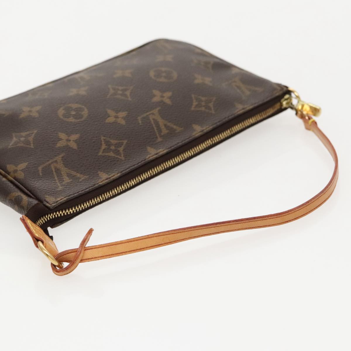 LOUIS VUITTON Monogram Pochette Accessoires Pouch M51980 LV Auth 97293