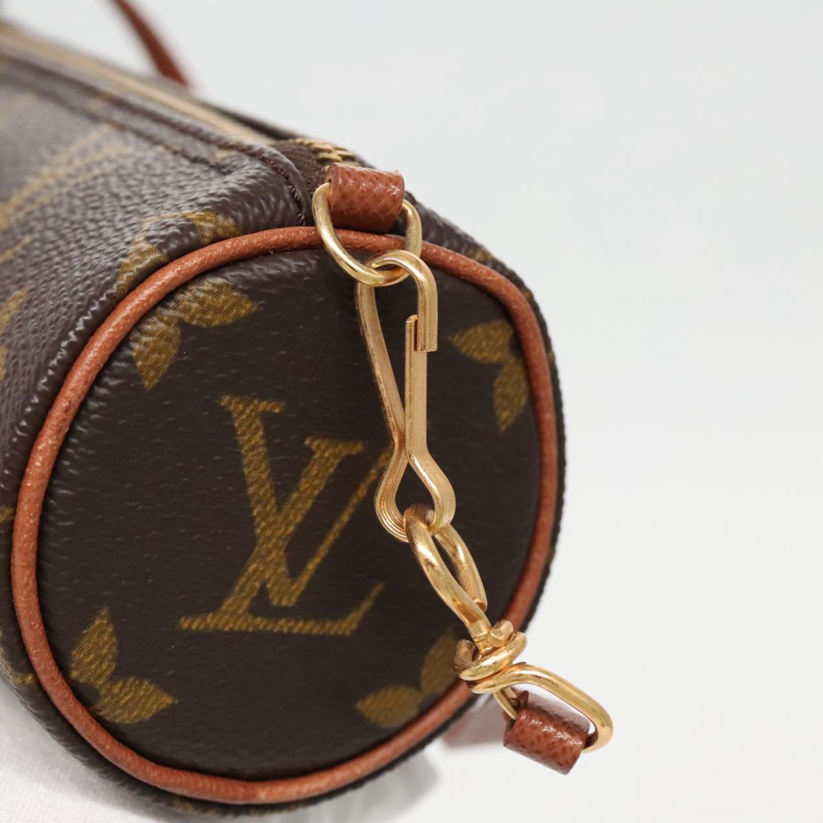 LOUIS VUITTON Monogram Papillon Pouch Pouch LV Auth 97298