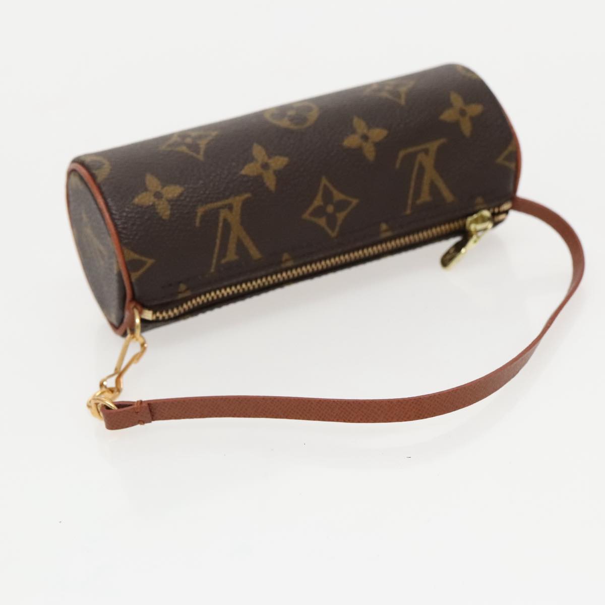 LOUIS VUITTON Monogram Papillon Pouch Pouch LV Auth 97298