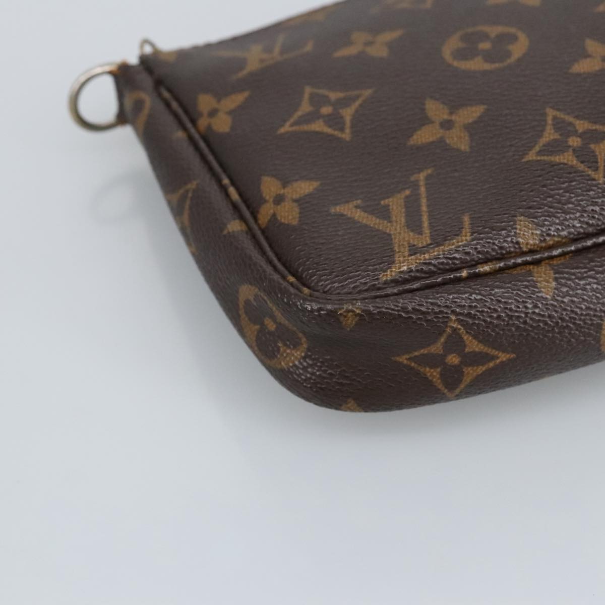 LOUIS VUITTON Monogram Pochette Accessoires Pouch M51980 LV Auth 97330