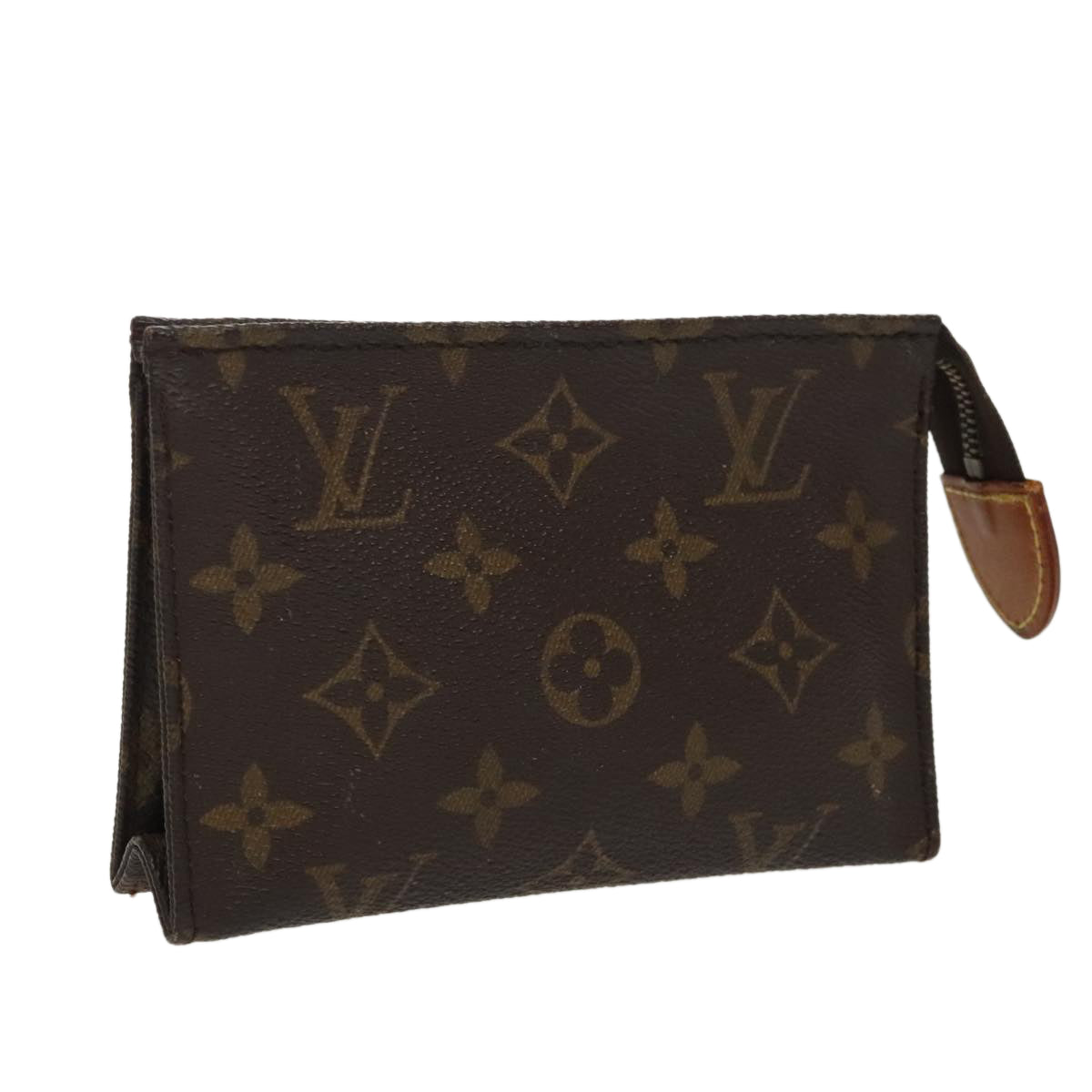 LOUIS VUITTON Monogram Poche Toilette 15 Pouch M47546 LV Auth 97332