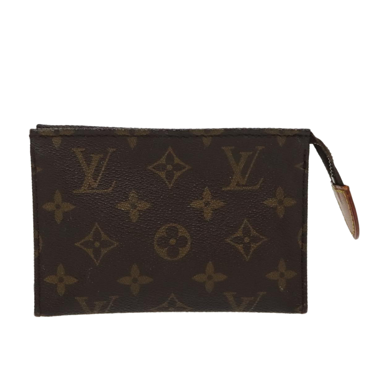 LOUIS VUITTON Monogram Poche Toilette 15 Pouch M47546 LV Auth 97332