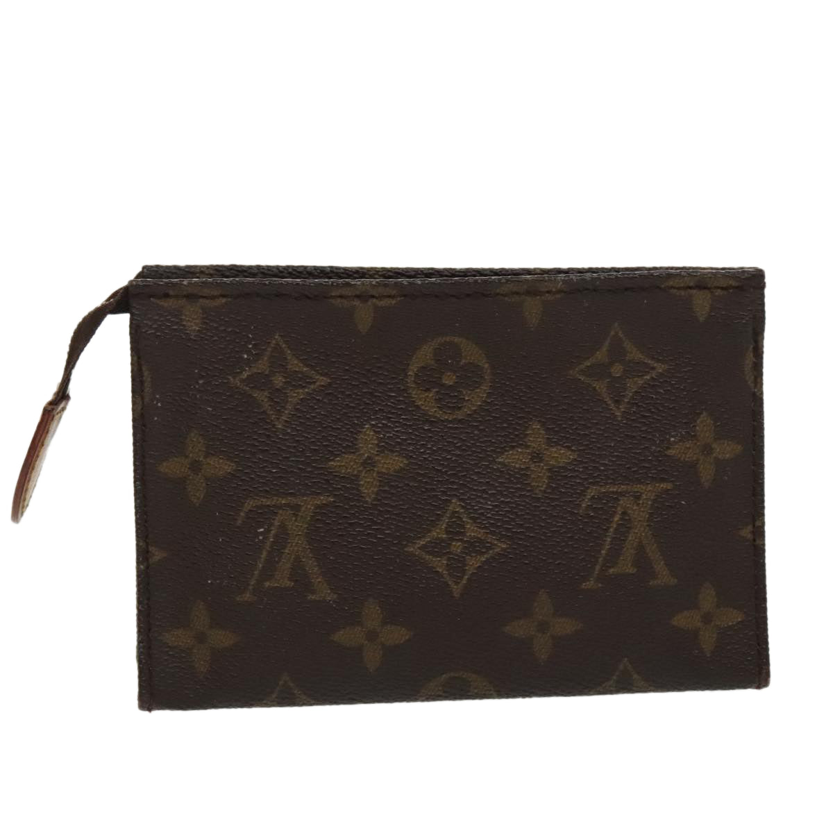 LOUIS VUITTON Monogram Poche Toilette 15 Pouch M47546 LV Auth 97332