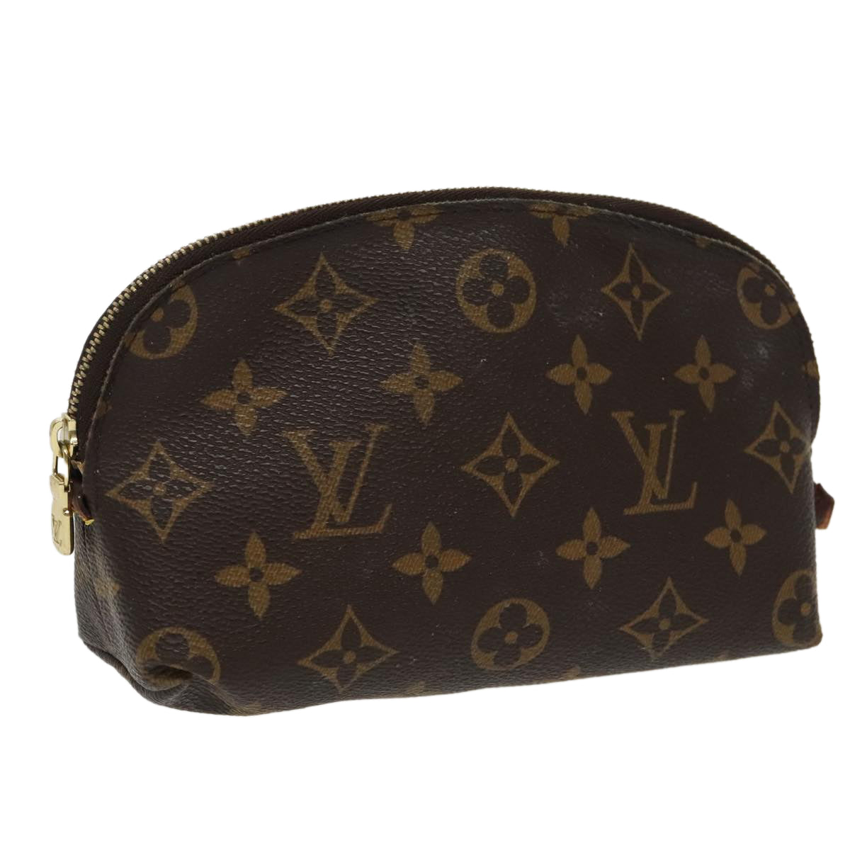 LOUIS VUITTON Monogram Pochette Cosmetic PM Cosmetic Pouch M47515 LV Auth 97333