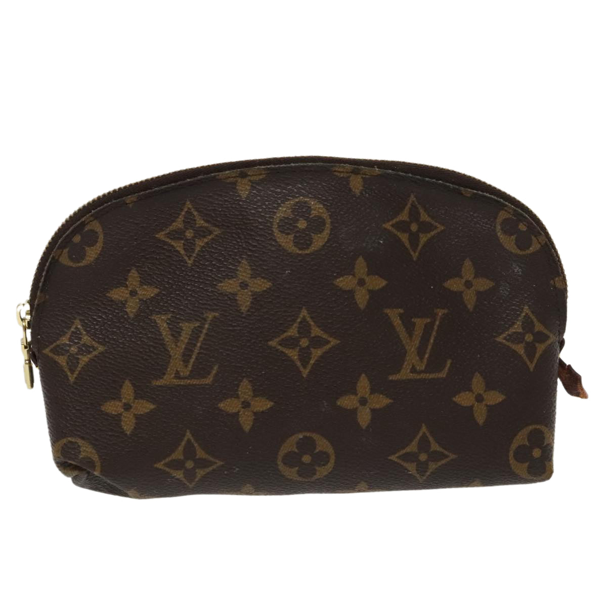 LOUIS VUITTON Monogram Pochette Cosmetic PM Cosmetic Pouch M47515 LV Auth 97333