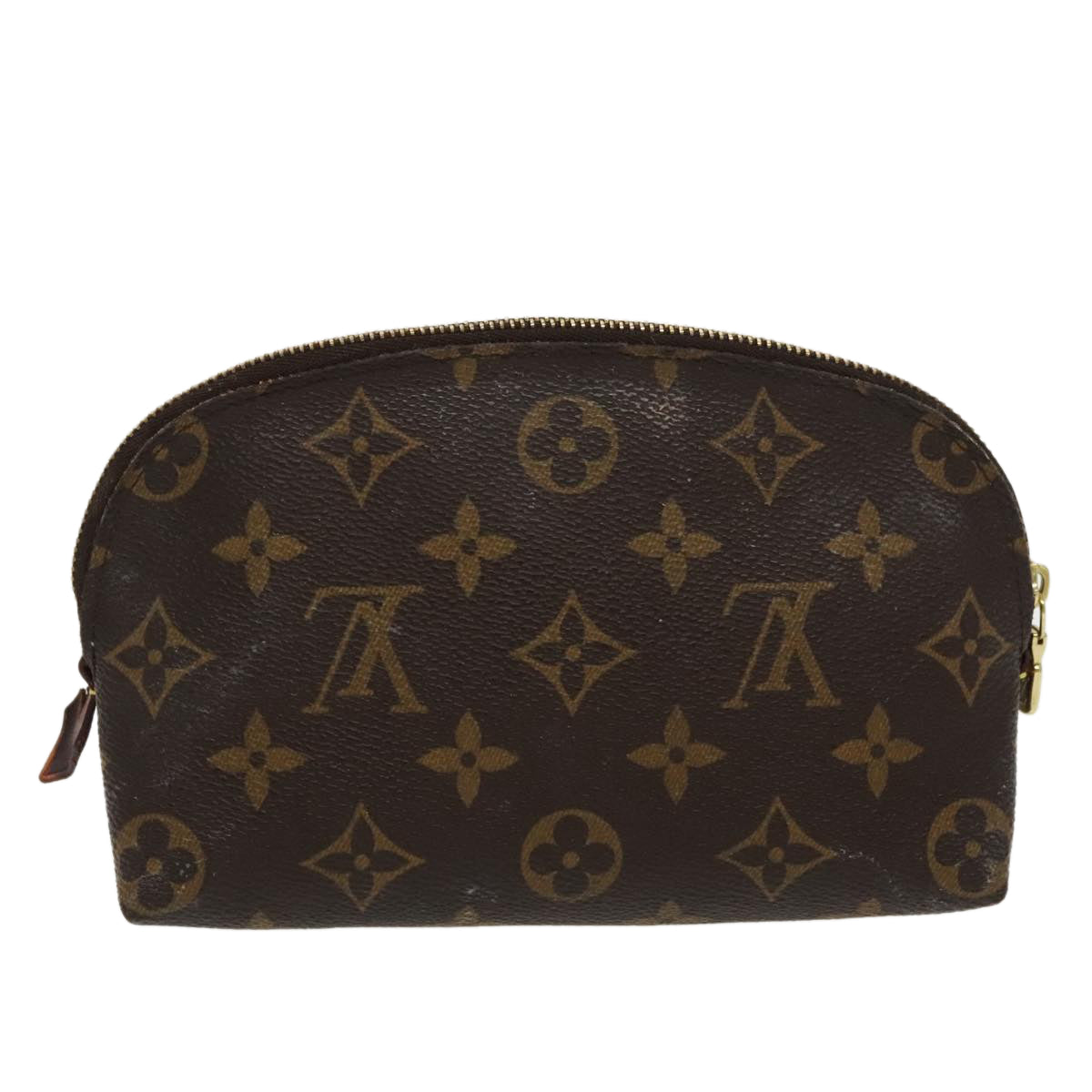 LOUIS VUITTON Monogram Pochette Cosmetic PM Cosmetic Pouch M47515 LV Auth 97333