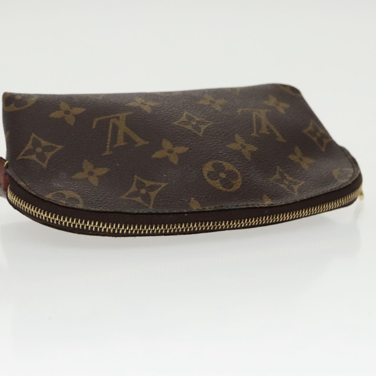 LOUIS VUITTON Monogram Pochette Cosmetic PM Cosmetic Pouch M47515 LV Auth 97333