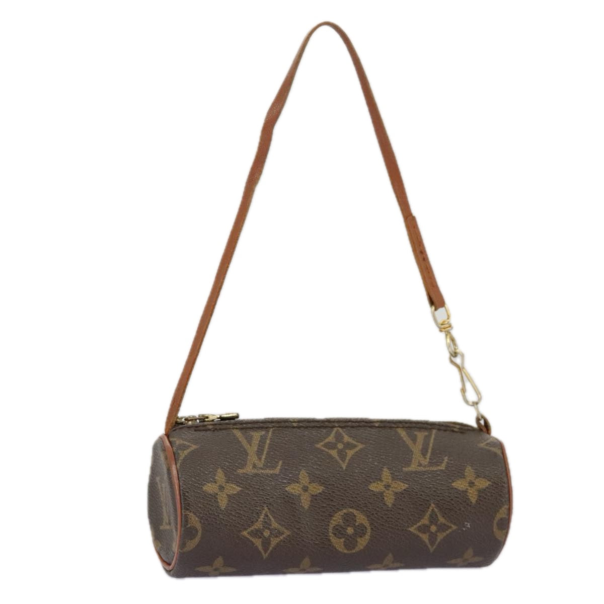 LOUIS VUITTON Monogram Papillon Pouch LV Auth 97334