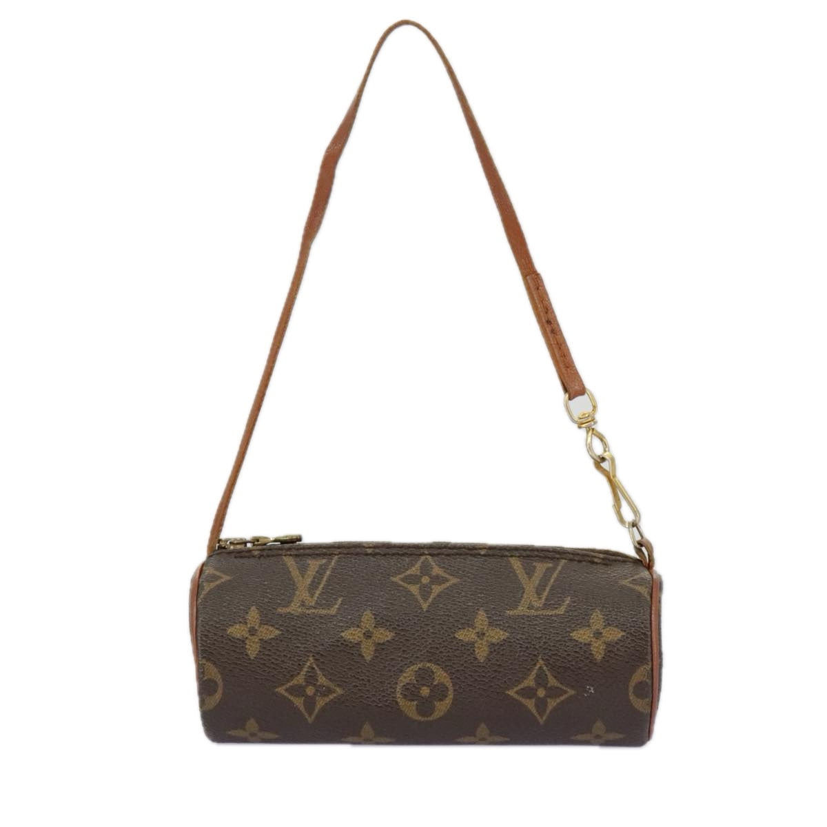 LOUIS VUITTON Monogram Papillon Pouch LV Auth 97334