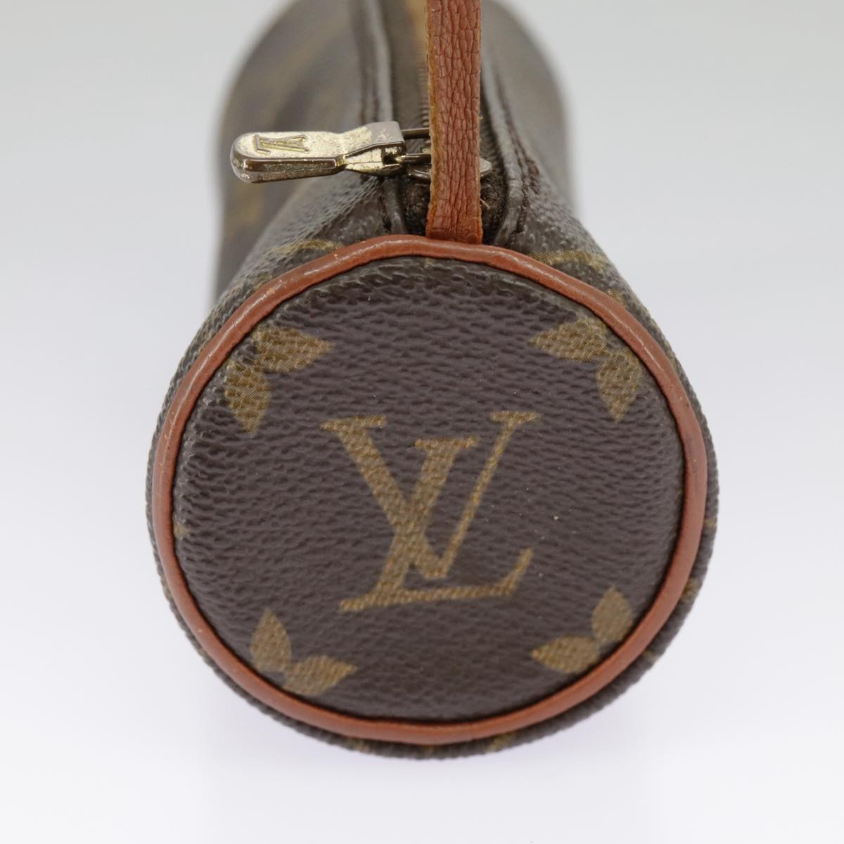 LOUIS VUITTON Monogram Papillon Pouch LV Auth 97334