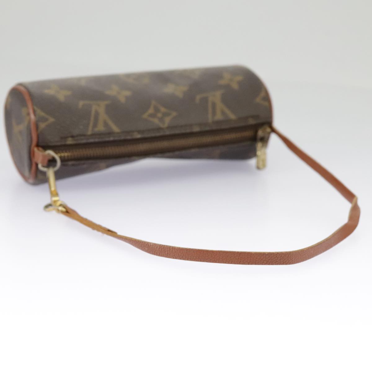 LOUIS VUITTON Monogram Papillon Pouch LV Auth 97334