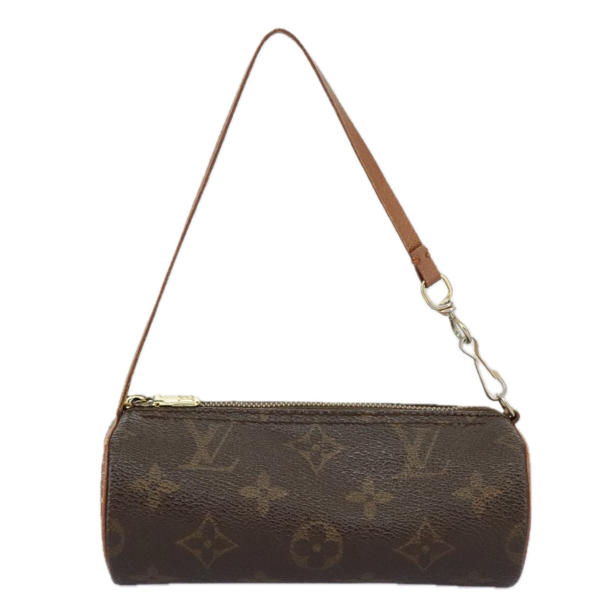 LOUIS VUITTON Monogram Papillon Pouch LV Auth 97335