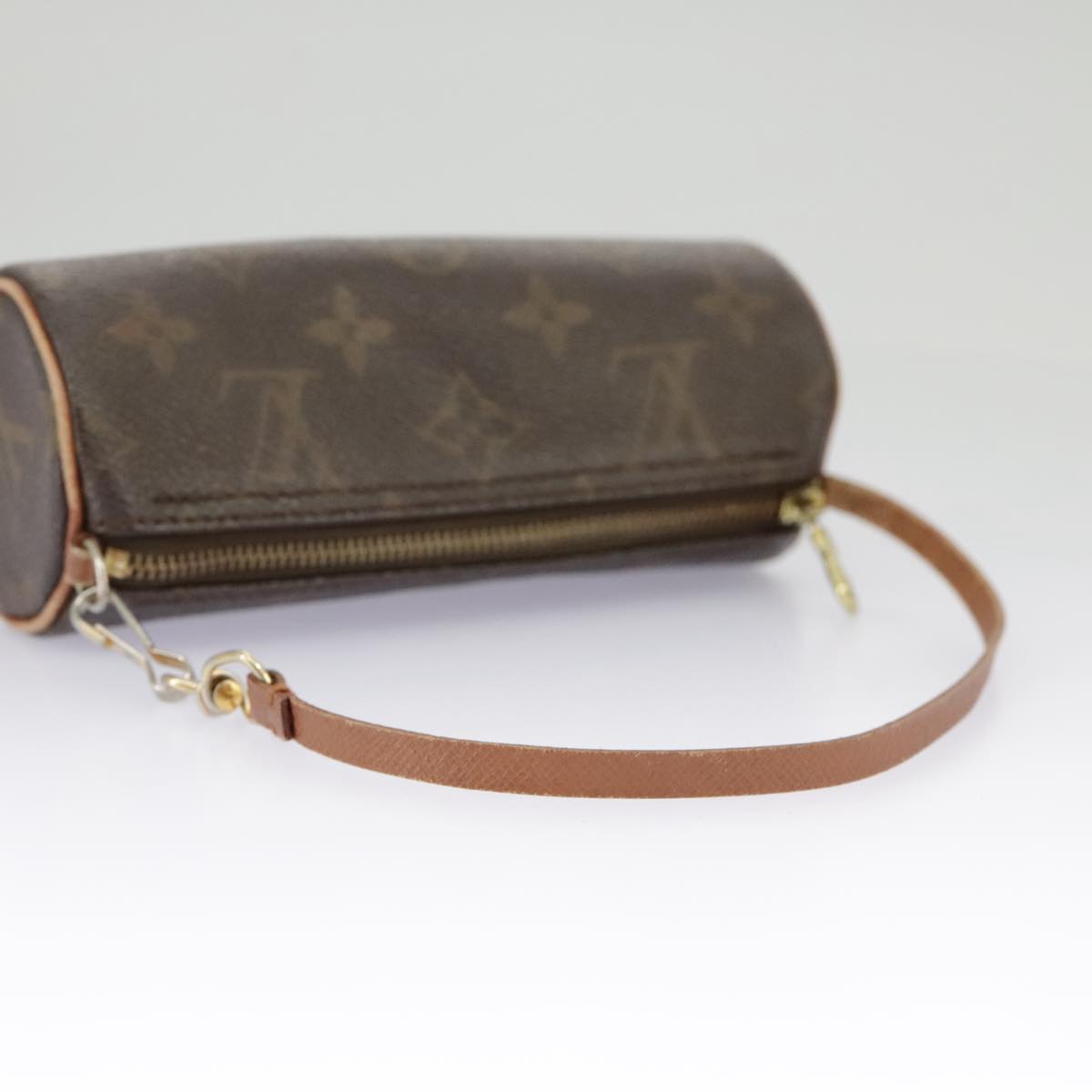 LOUIS VUITTON Monogram Papillon Pouch LV Auth 97335