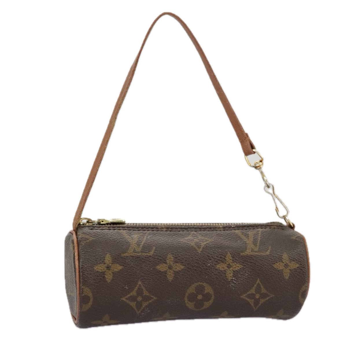 LOUIS VUITTON Monogram Papillon Pouch LV Auth 97336