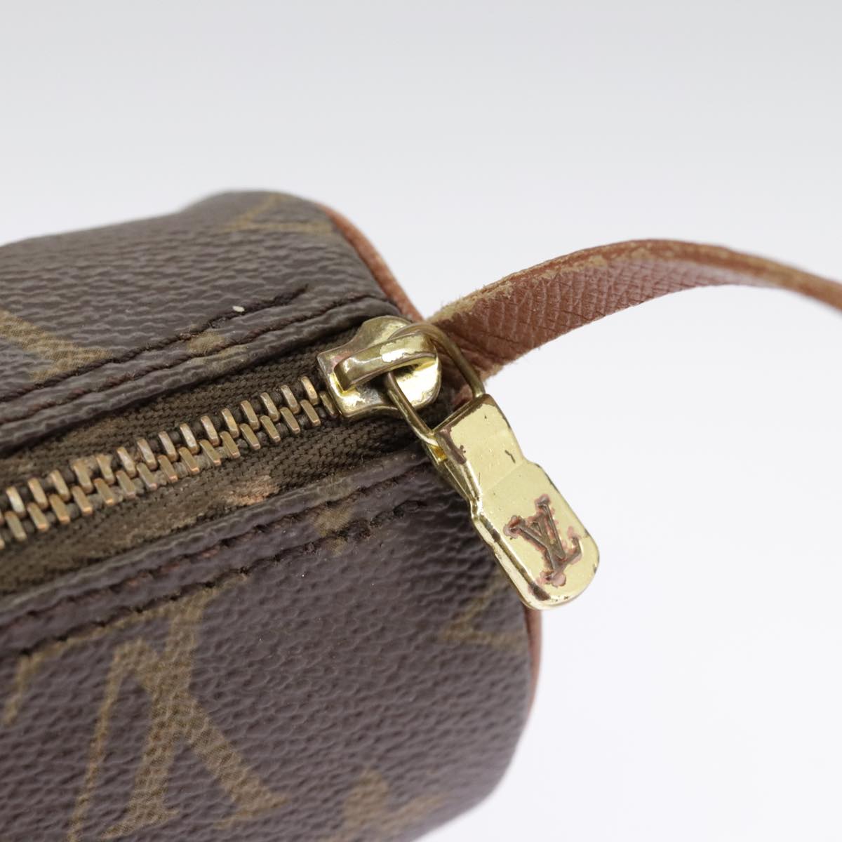 LOUIS VUITTON Monogram Papillon Pouch LV Auth 97336