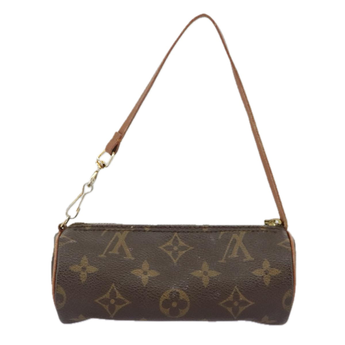 LOUIS VUITTON Monogram Papillon Pouch LV Auth 97336