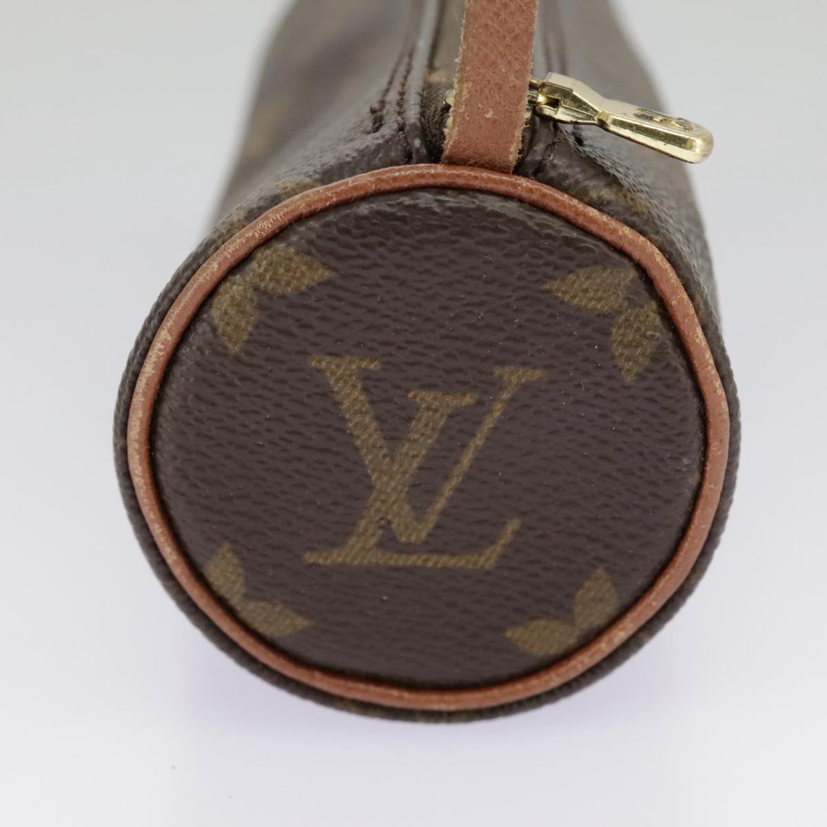 LOUIS VUITTON Monogram Papillon Pouch LV Auth 97336