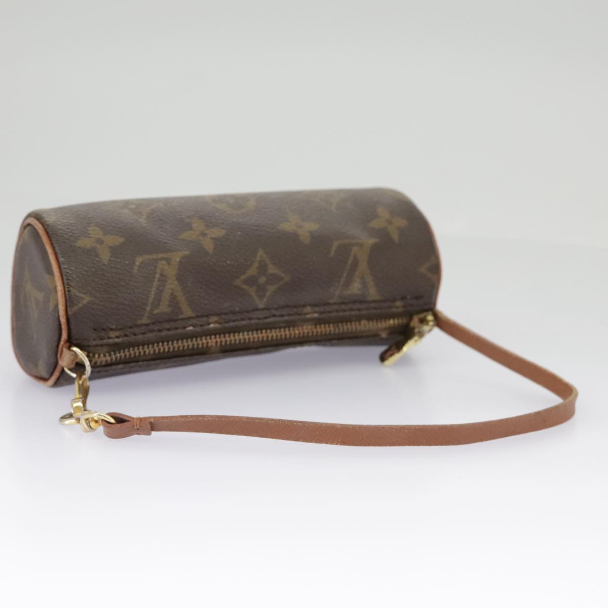 LOUIS VUITTON Monogram Papillon Pouch LV Auth 97336