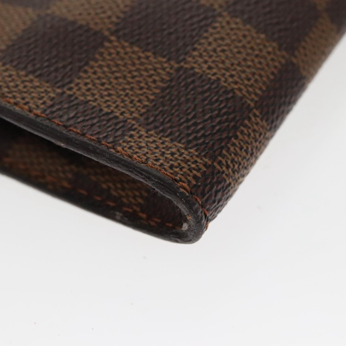 LOUIS VUITTON Damier Ebene Marais Pouch Pouch LV Auth 97338