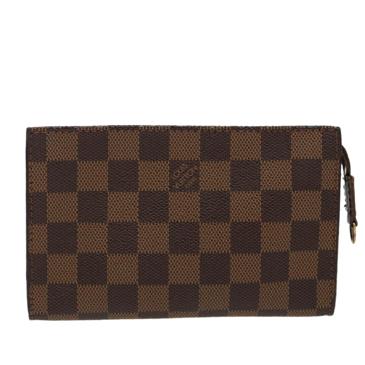 LOUIS VUITTON Damier Ebene Marais Pouch Pouch LV Auth 97338