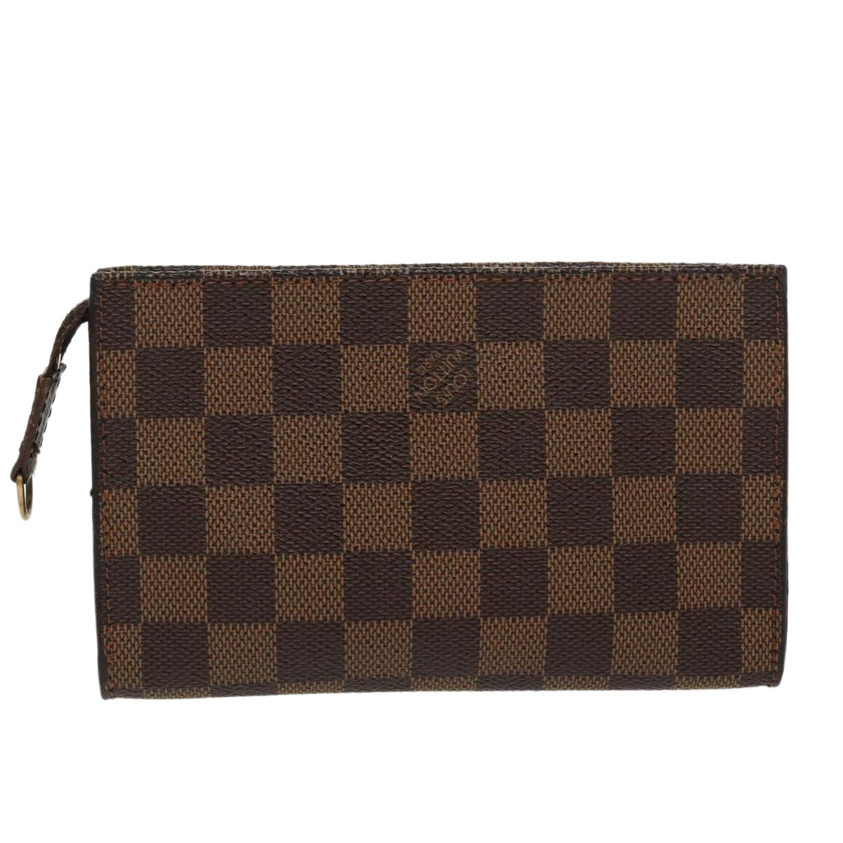 LOUIS VUITTON Damier Ebene Marais Pouch Pouch LV Auth 97338