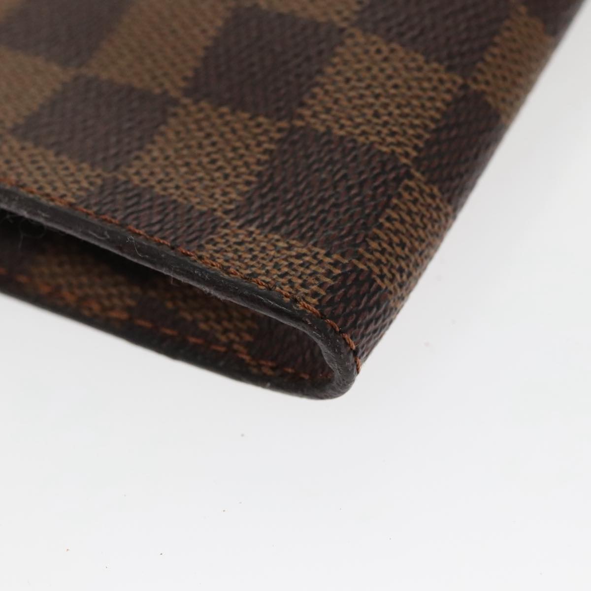 LOUIS VUITTON Damier Ebene Marais Pouch Pouch LV Auth 97338