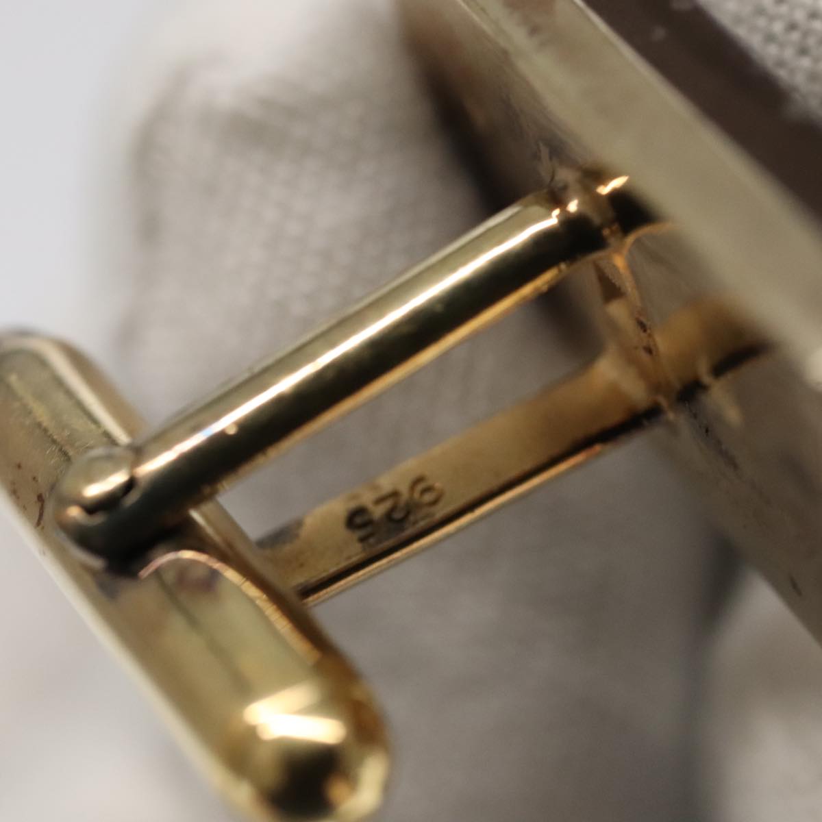 LOUIS VUITTON Damier Cuffs Buttons De Manchette Senior Tulle M65737 Auth 97339V