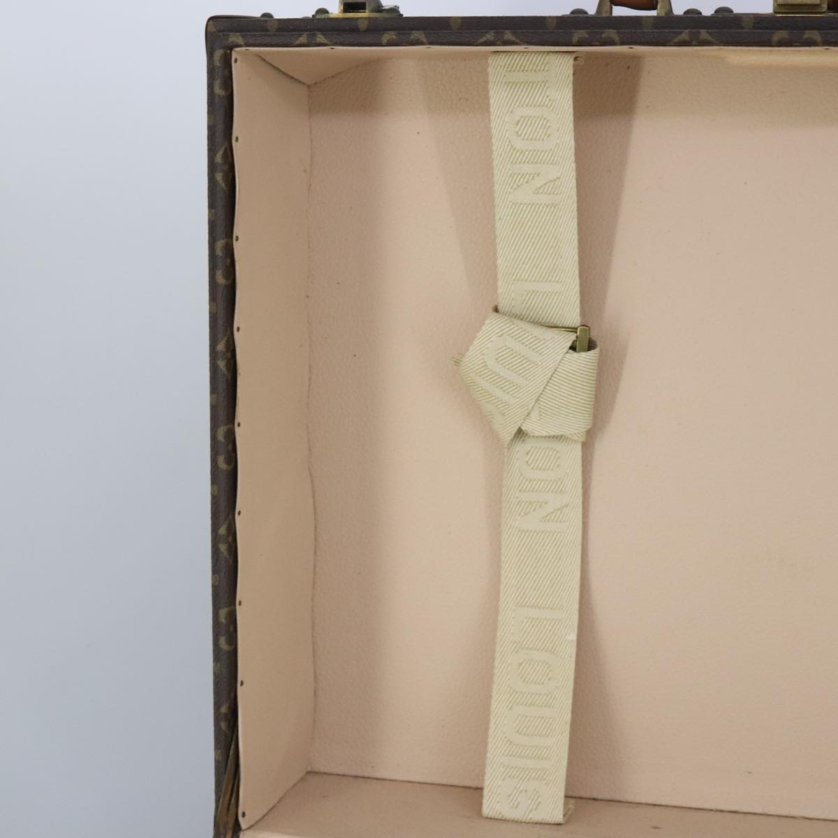 LOUIS VUITTON Monogram Bisten 50 Trunk M21328 LV Auth 97363A