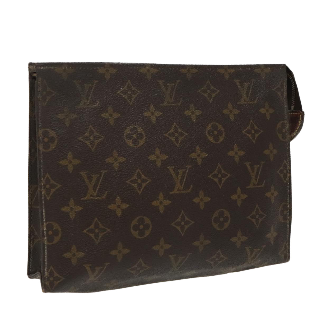 LOUIS VUITTON Monogram Poche Toilette 26 Pouch M47542 LV Auth 97561