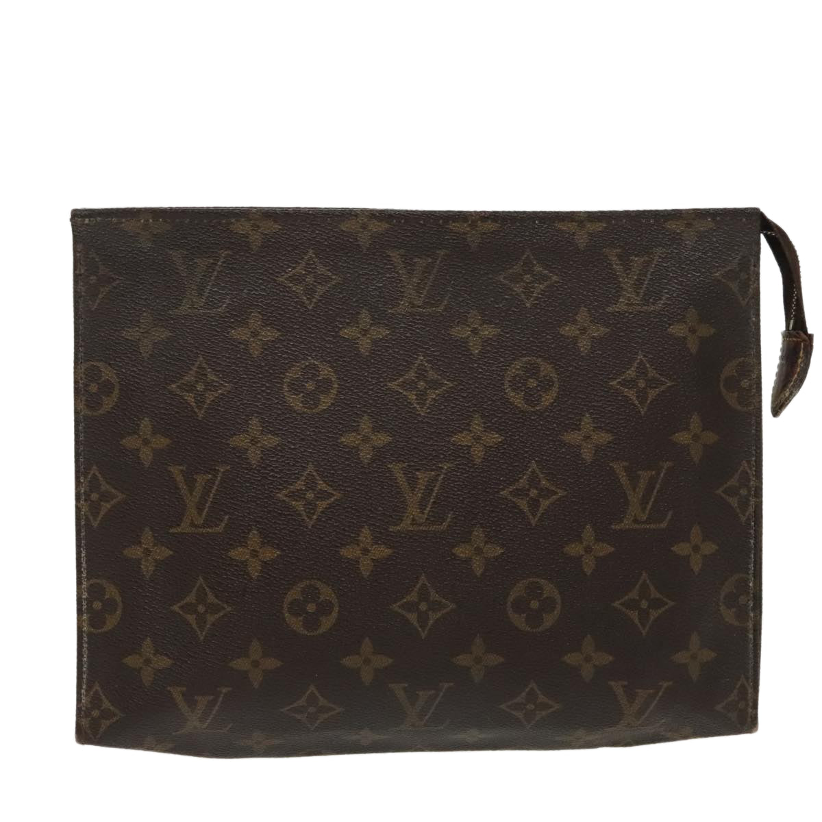 LOUIS VUITTON Monogram Poche Toilette 26 Pouch M47542 LV Auth 97561