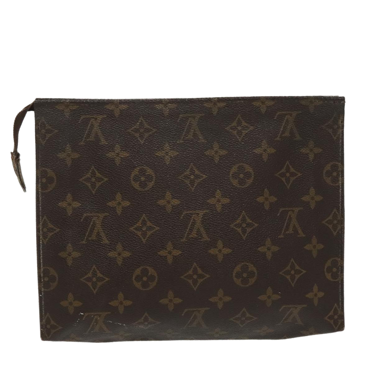 LOUIS VUITTON Monogram Poche Toilette 26 Pouch M47542 LV Auth 97561