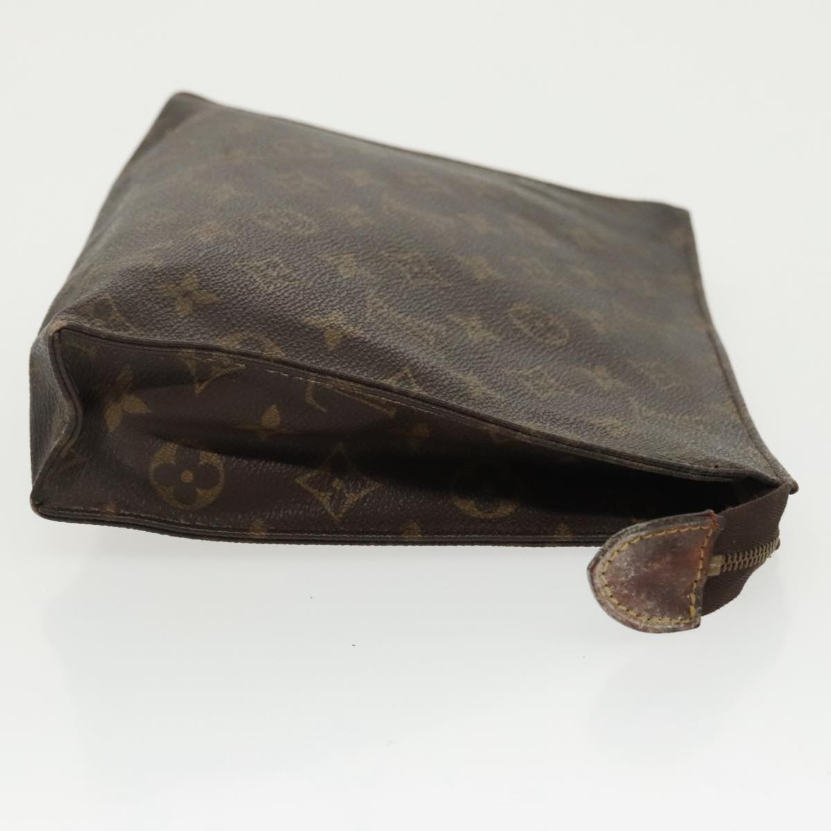 LOUIS VUITTON Monogram Poche Toilette 26 Pouch M47542 LV Auth 97561