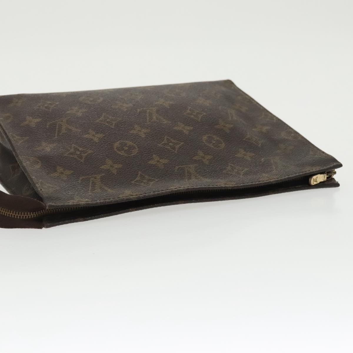 LOUIS VUITTON Monogram Poche Toilette 26 Pouch M47542 LV Auth 97561