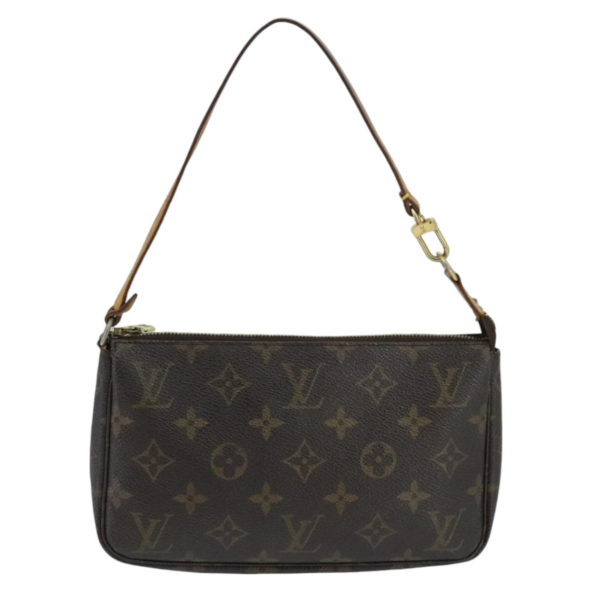 LOUIS VUITTON Monogram Pochette Accessoires Pouch M51980 LV Auth 97653