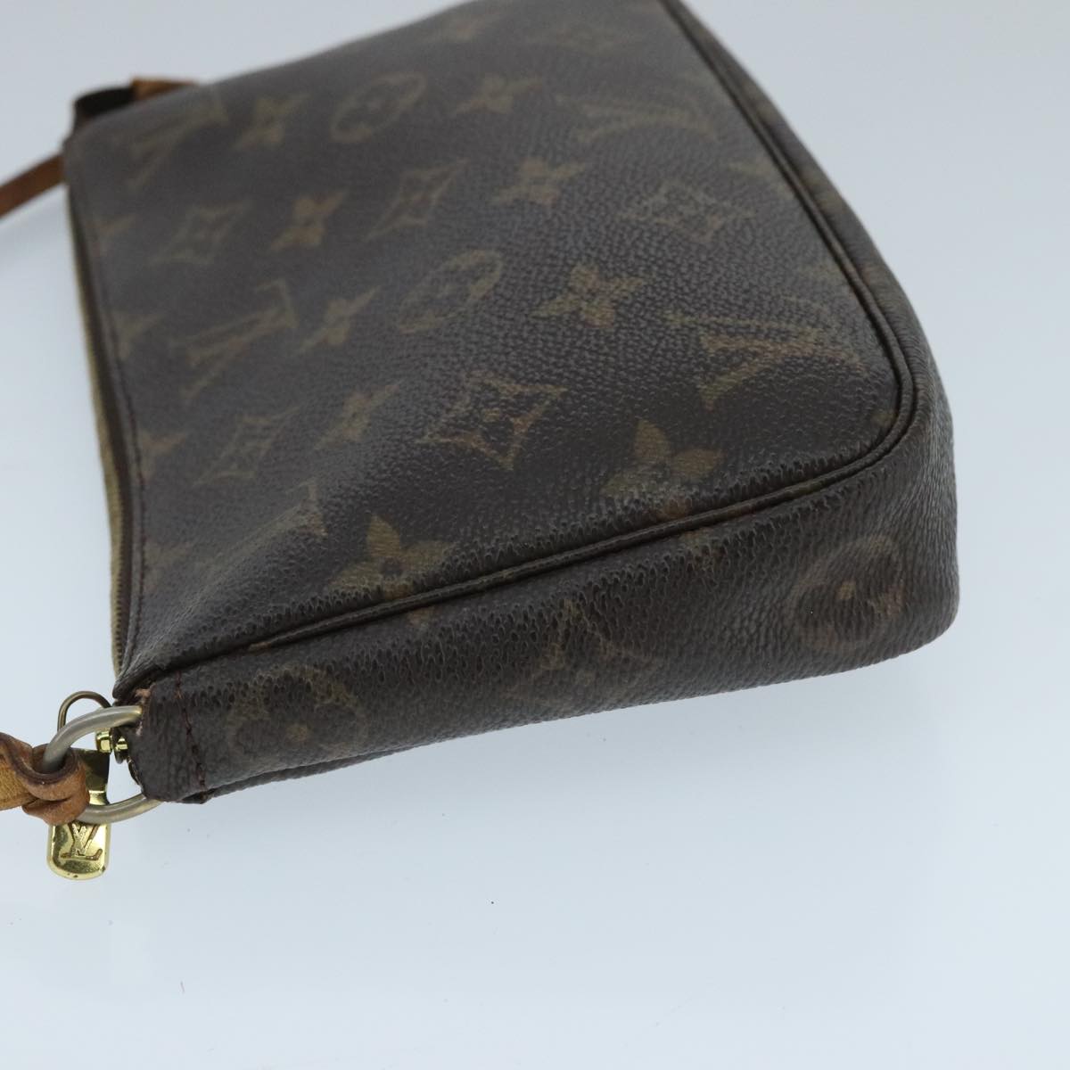 LOUIS VUITTON Monogram Pochette Accessoires Pouch M51980 LV Auth 97653