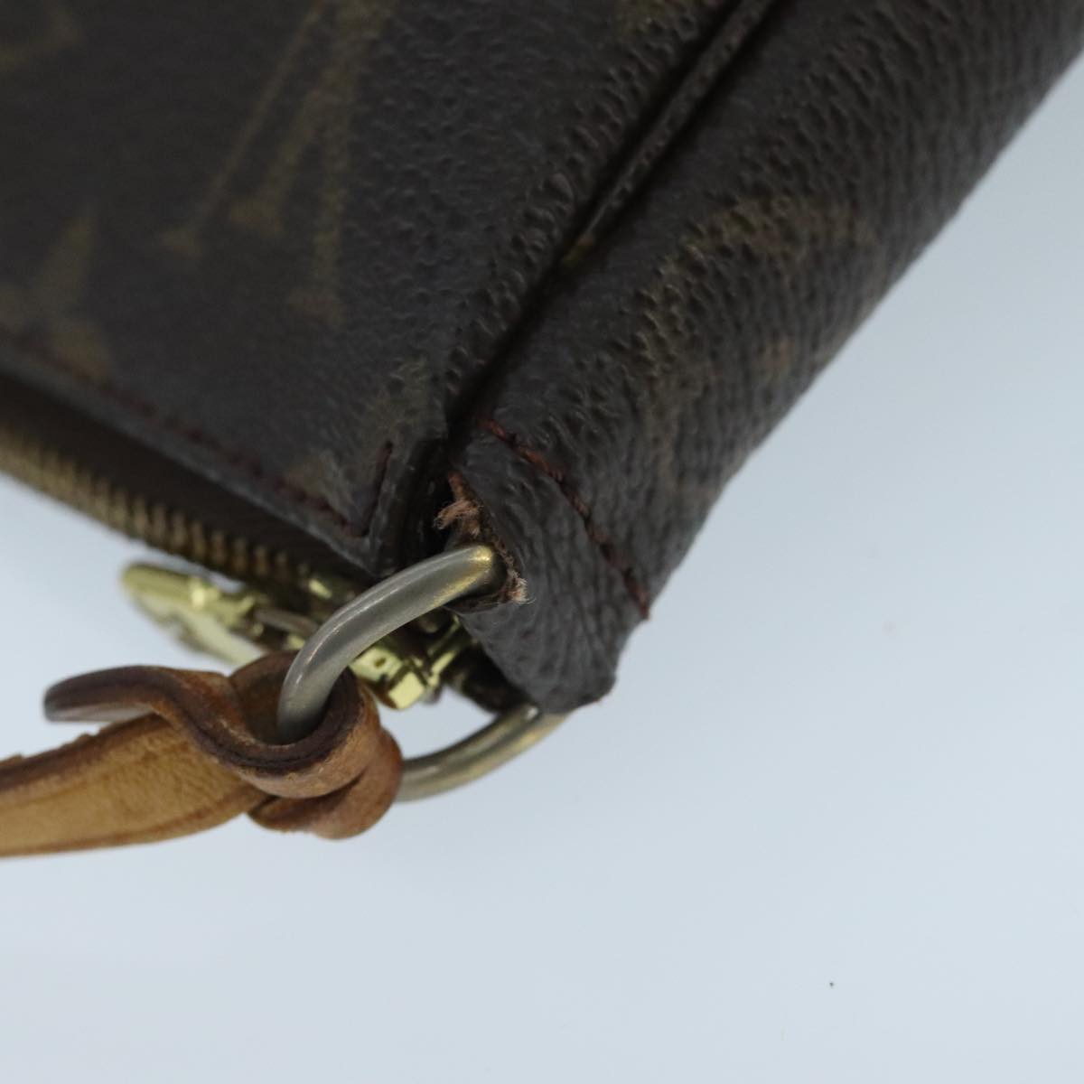 LOUIS VUITTON Monogram Pochette Accessoires Pouch M51980 LV Auth 97653