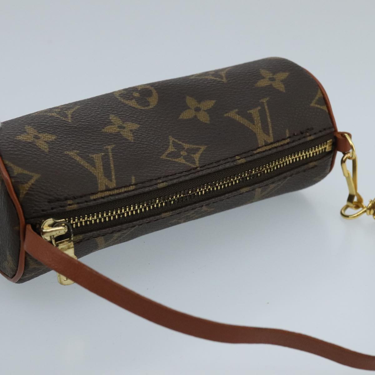 LOUIS VUITTON Monogram Papillon Pouch Pouch Vintage LV Auth 97716