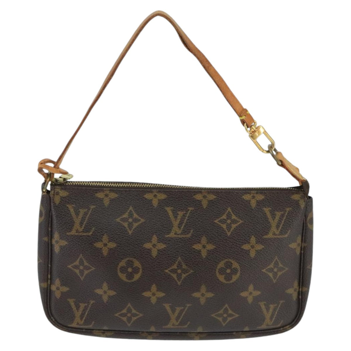 LOUIS VUITTON Monogram Pochette Accessoires Pouch M51980 LV Auth 97719