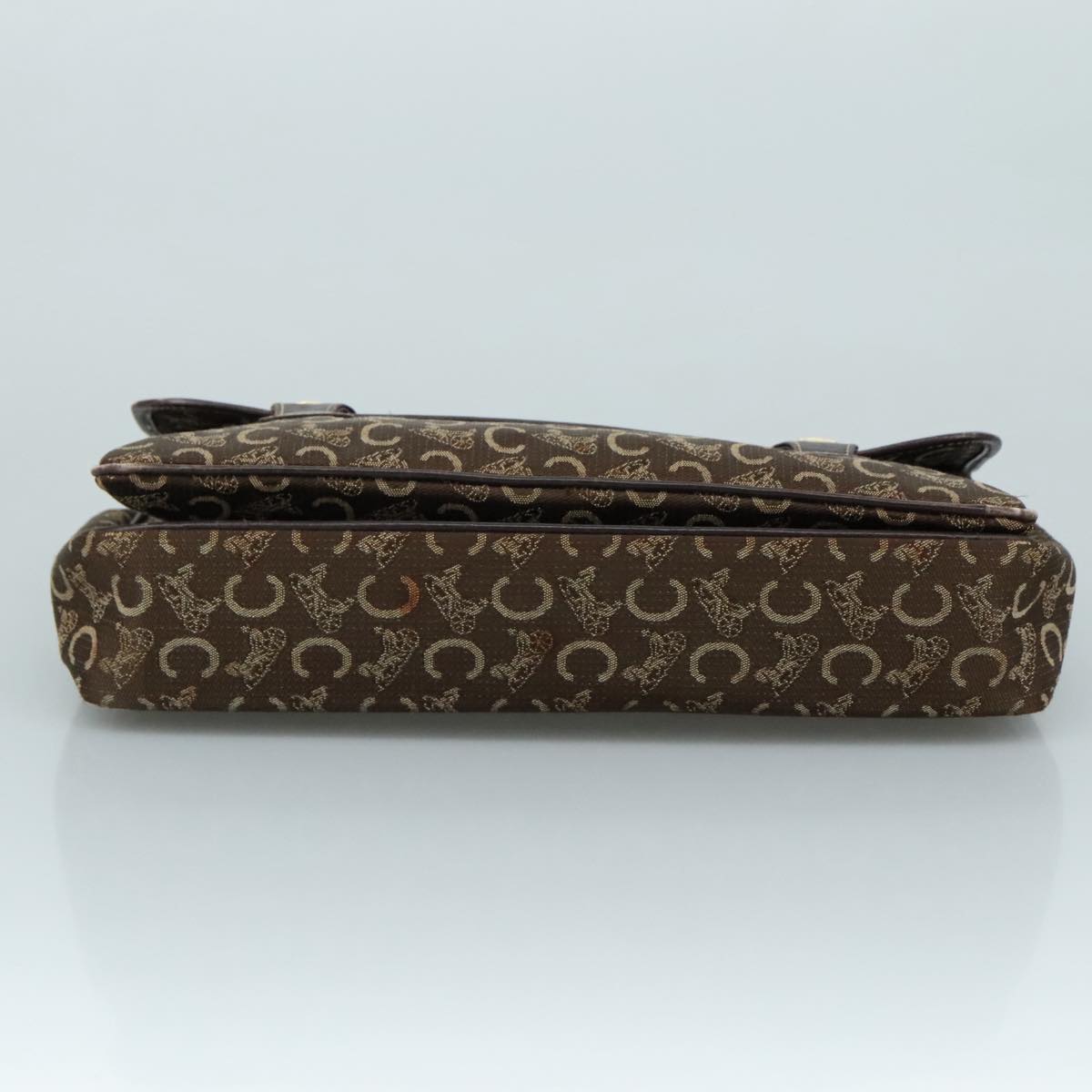 CELINE C Sulky Hand Bag Canvas Brown Auth 97779