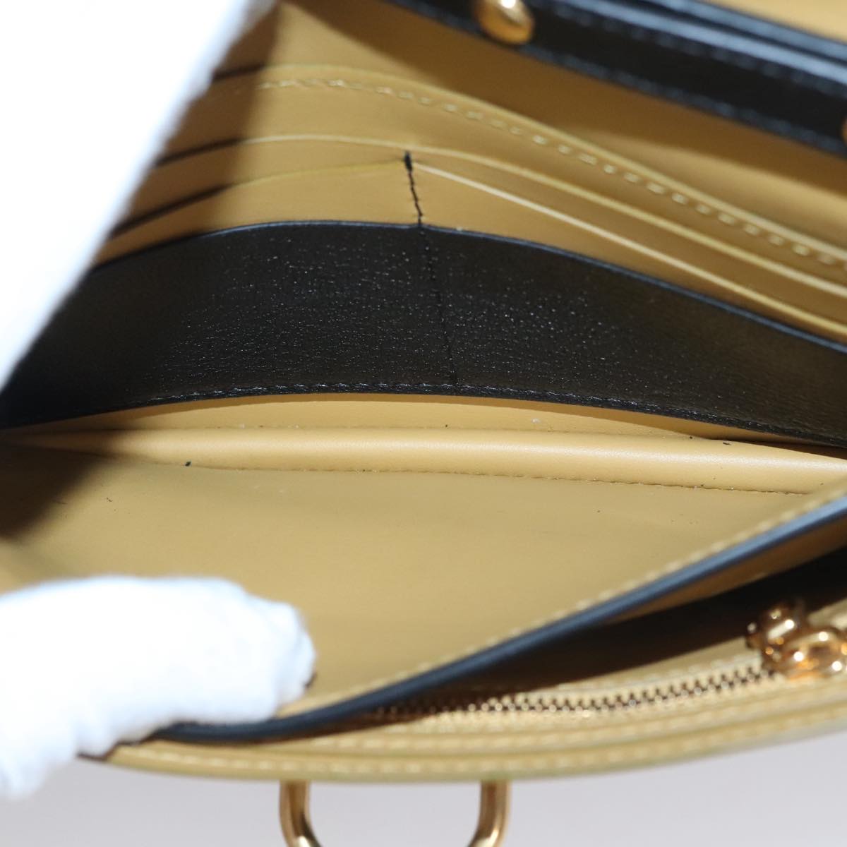 BURBERRY Shoulder Bag Leather Black Auth 97782