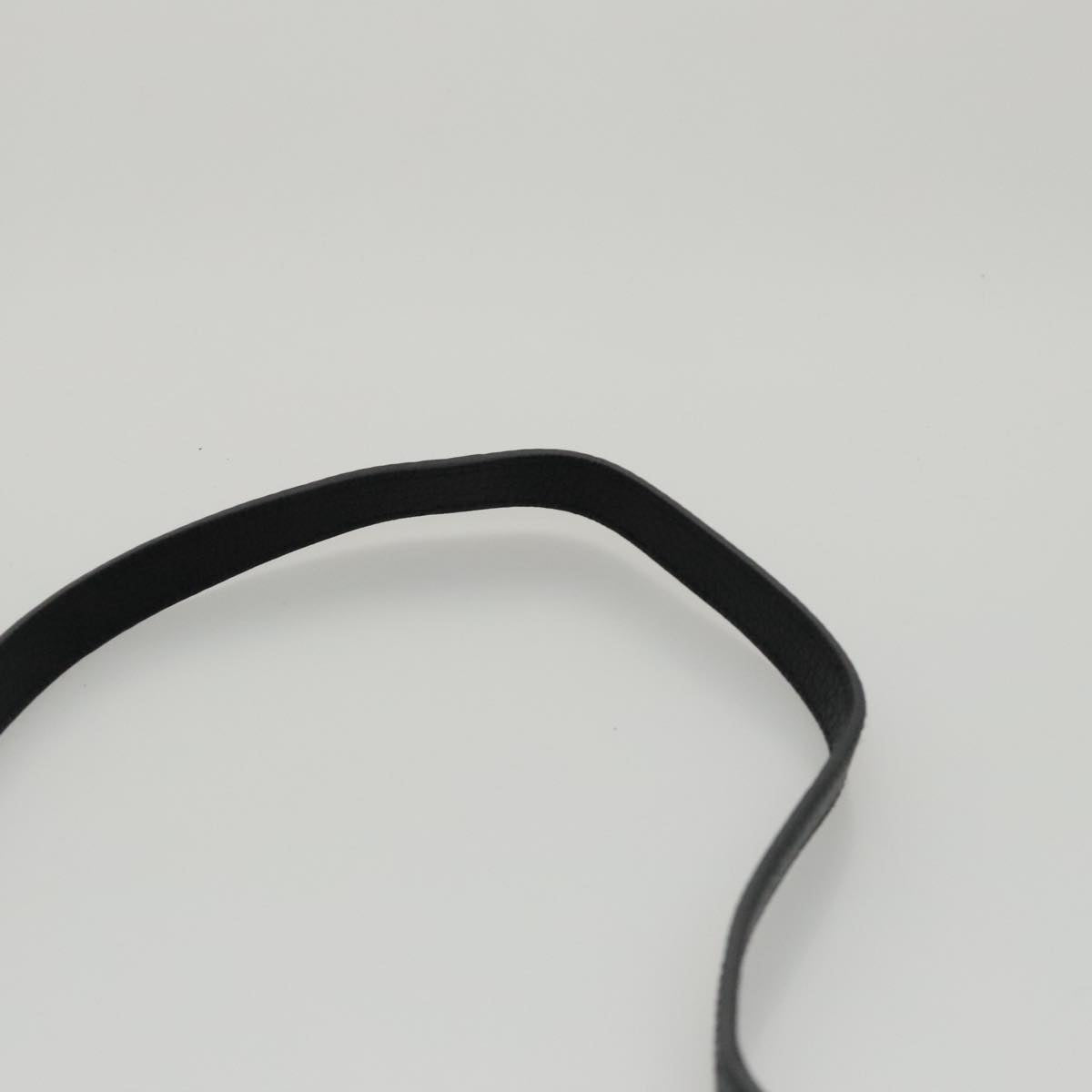 BURBERRY Shoulder Bag Leather Black Auth 97782