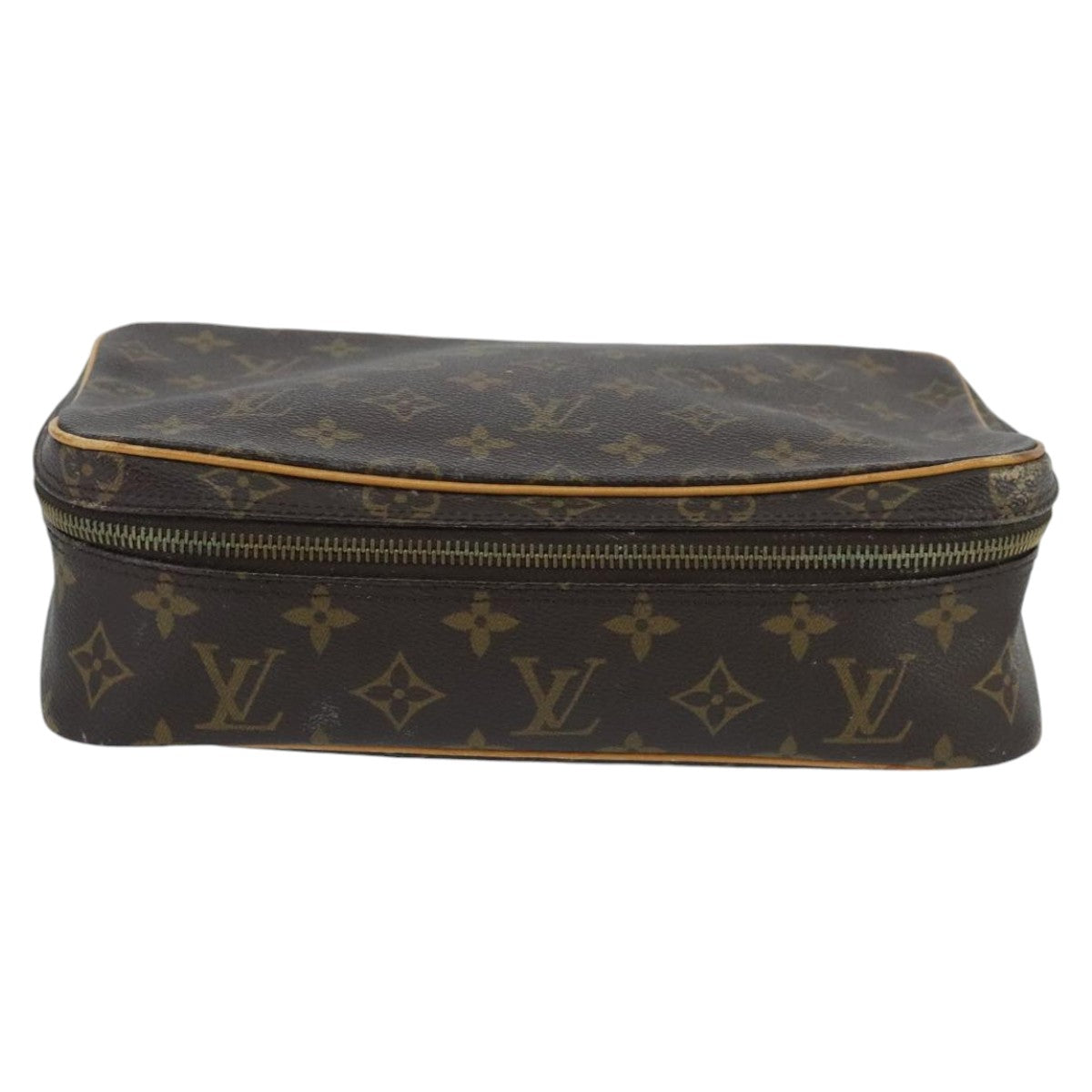 LOUIS VUITTON Monogram Trousse Boite Cosmetic Pouch M47640 LV Auth 97802