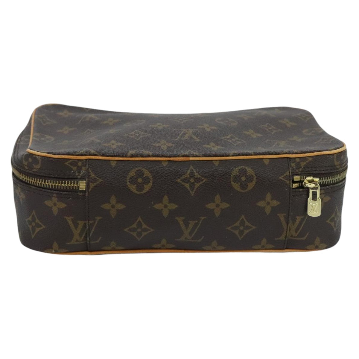 LOUIS VUITTON Monogram Trousse Boite Cosmetic Pouch M47640 LV Auth 97802