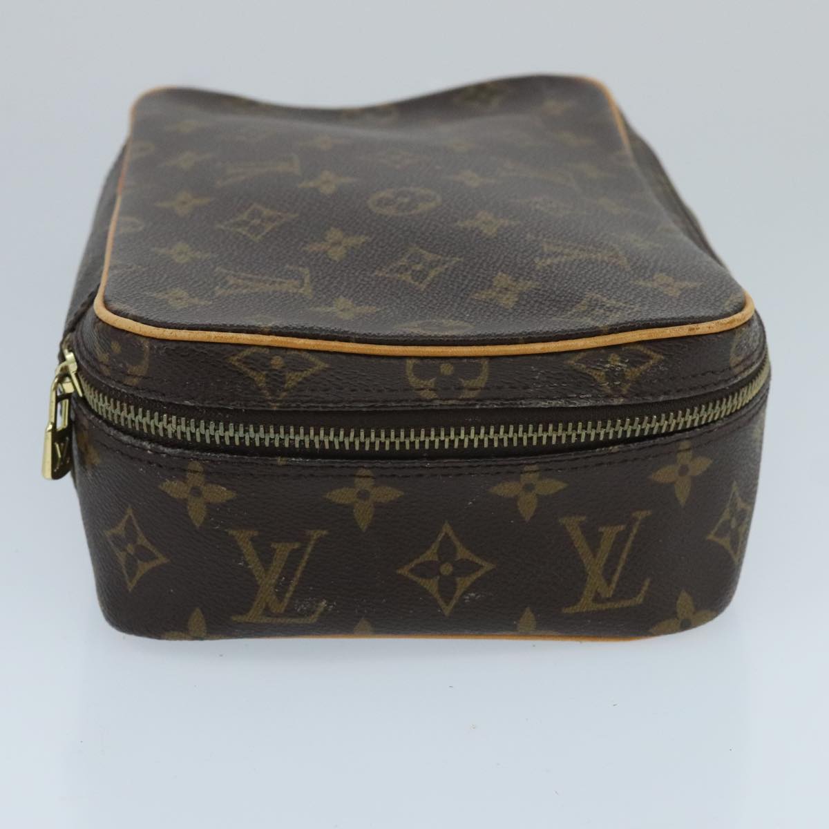 LOUIS VUITTON Monogram Trousse Boite Cosmetic Pouch M47640 LV Auth 97802