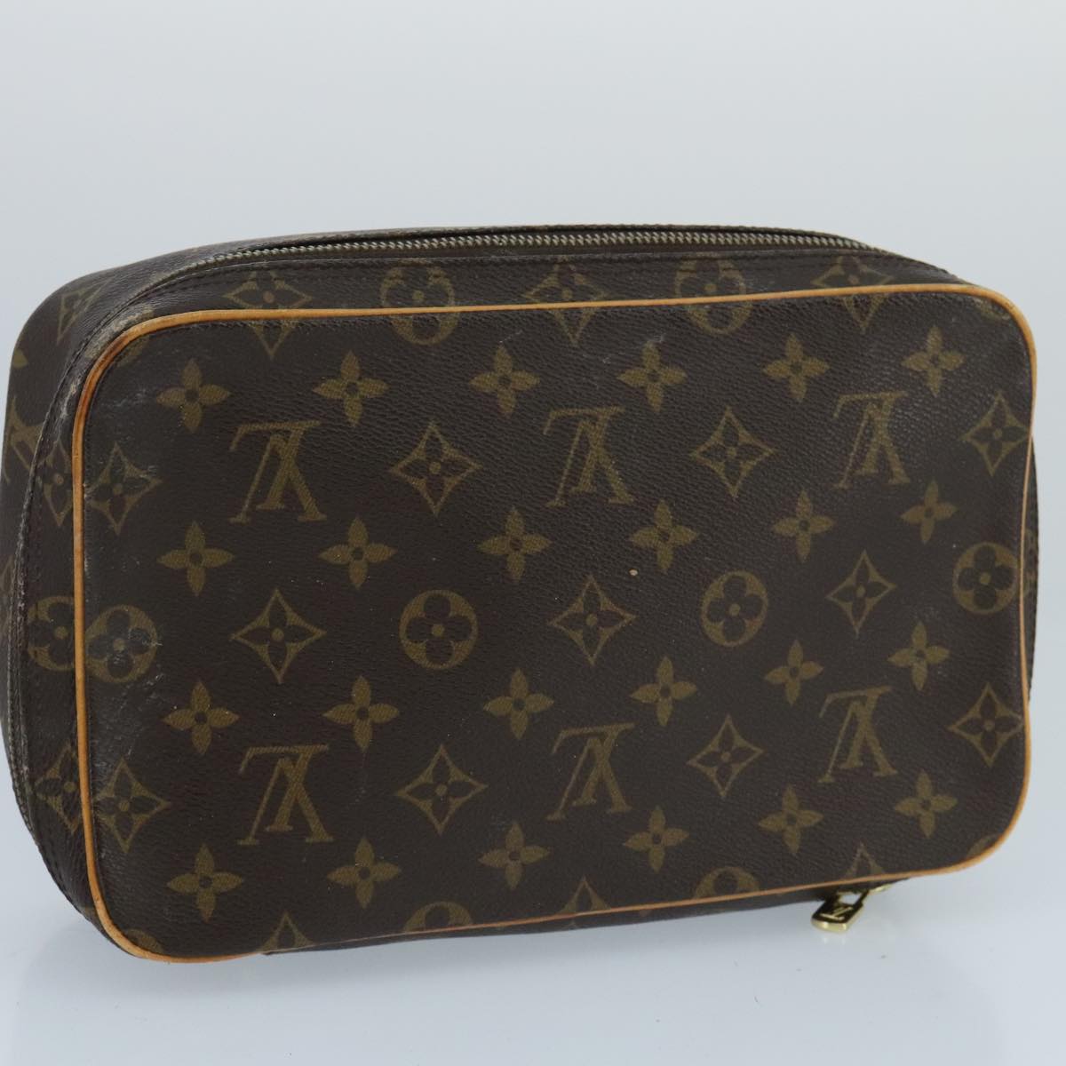 LOUIS VUITTON Monogram Trousse Boite Cosmetic Pouch M47640 LV Auth 97802