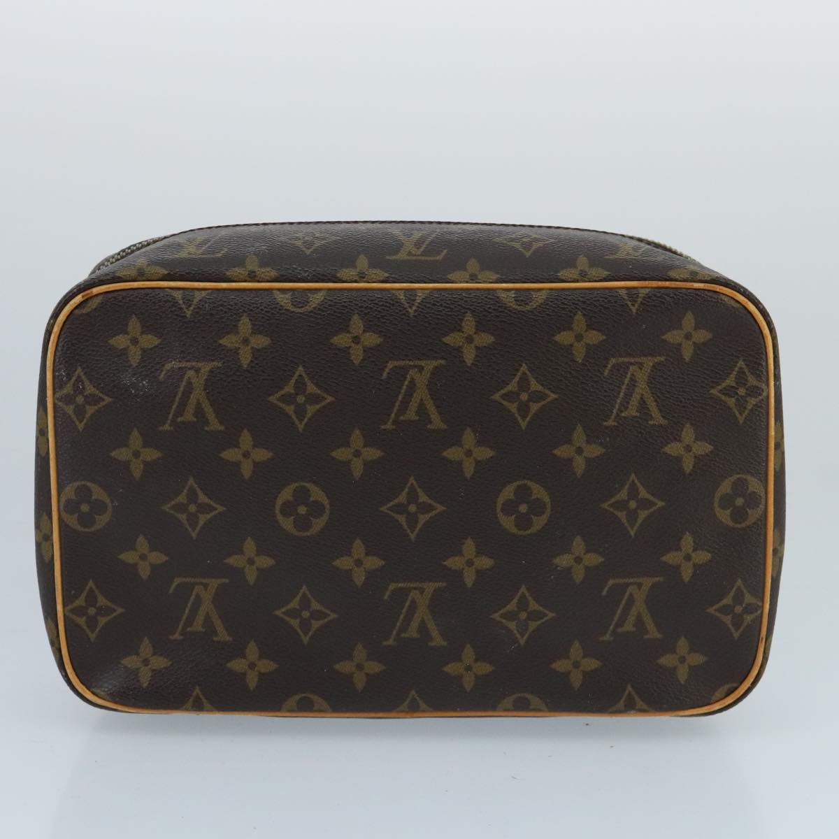 LOUIS VUITTON Monogram Trousse Boite Cosmetic Pouch M47640 LV Auth 97802