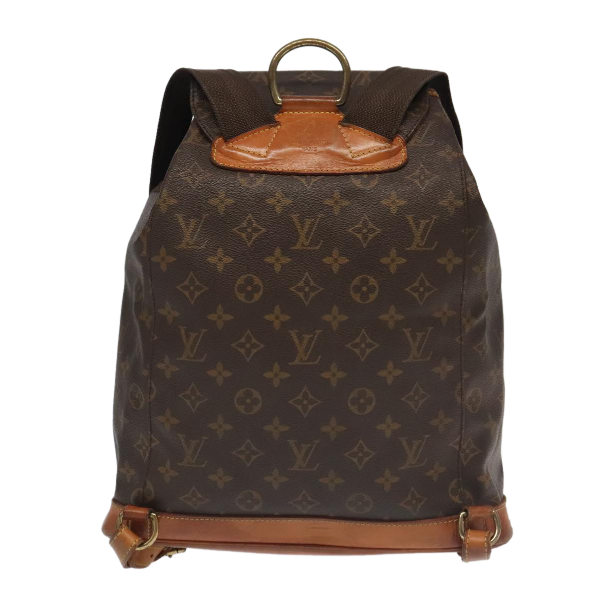 LOUIS VUITTON Monogram Montsouris MM Backpack M51136 LV Auth 97846